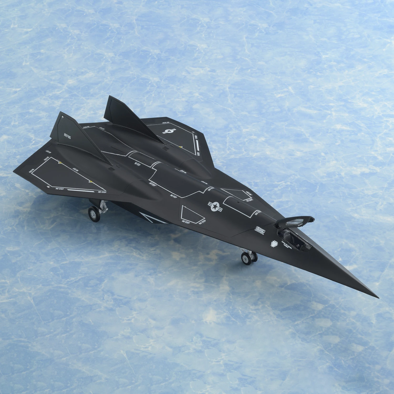 Bell Fine 壮志凌云2 独行侠暗星Darkstar 战机模型手办- 次元门