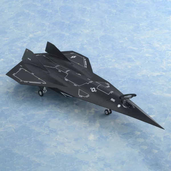 Bell Fine 壮志凌云2 独行侠 暗星 Darkstar 战机模型手办-次元门